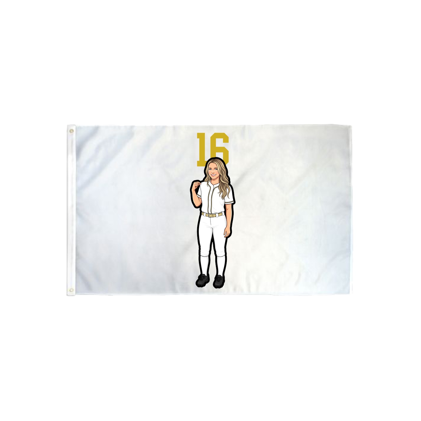3x5 Flag — Number Top in Classic
