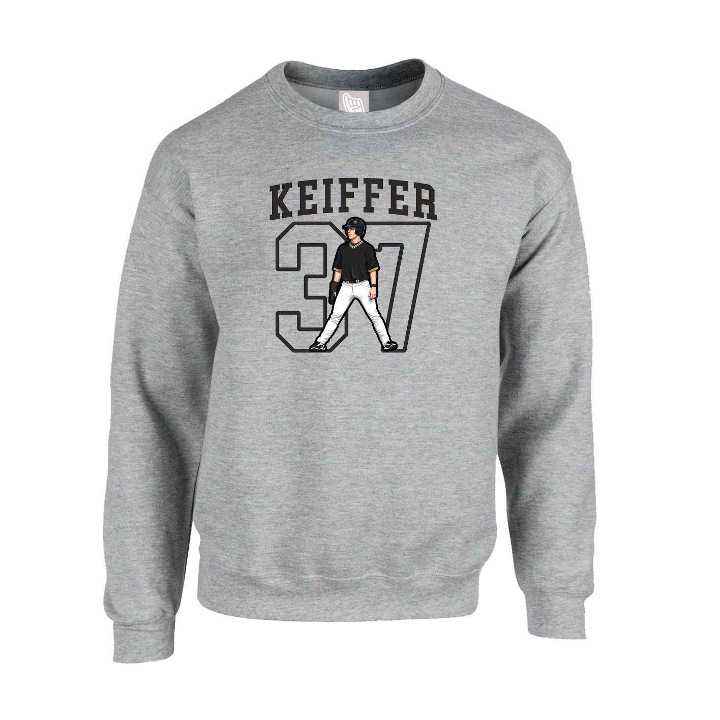 Fleece Crew — Shirsey in Grey