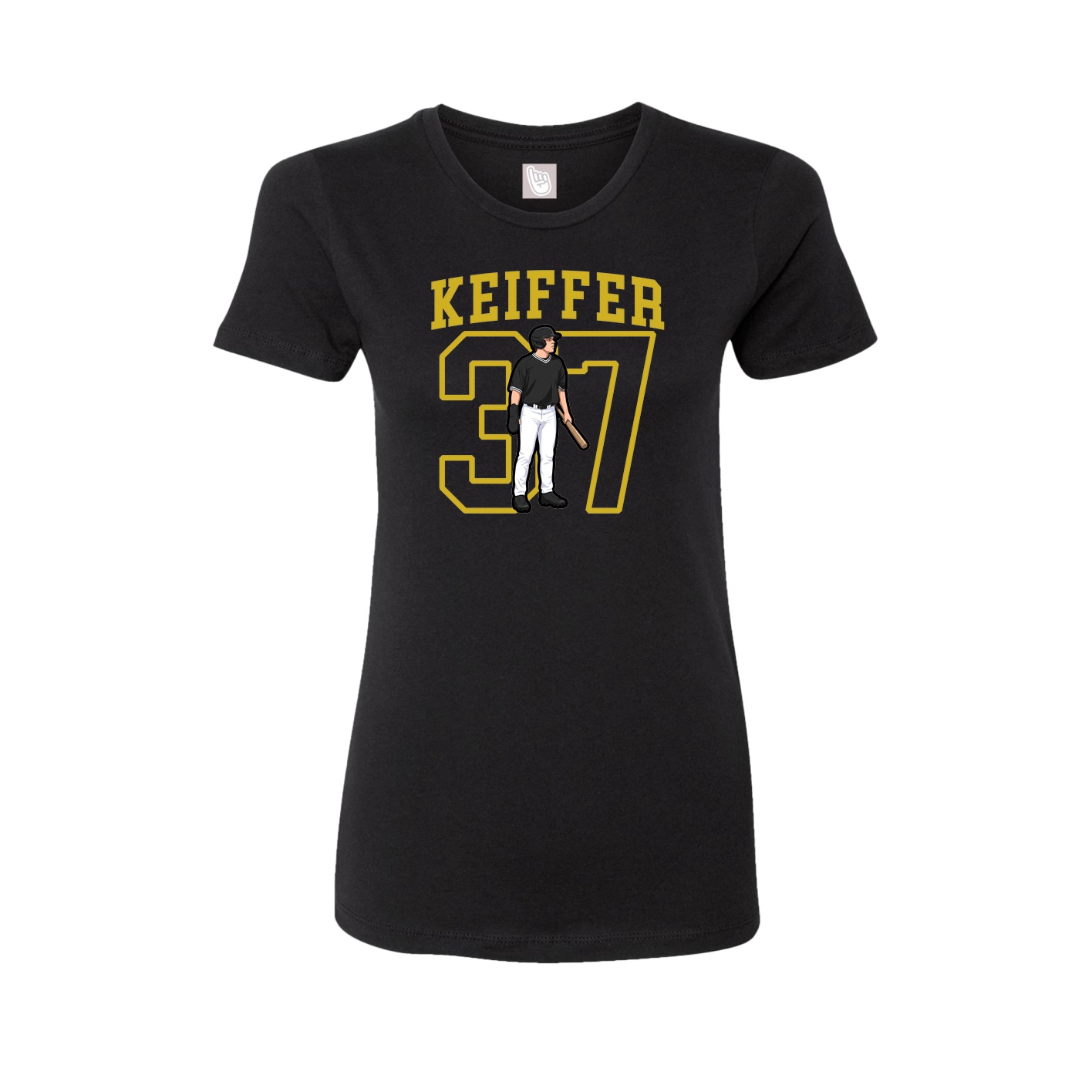 Fitted Women's Tee — Shirsey in Black