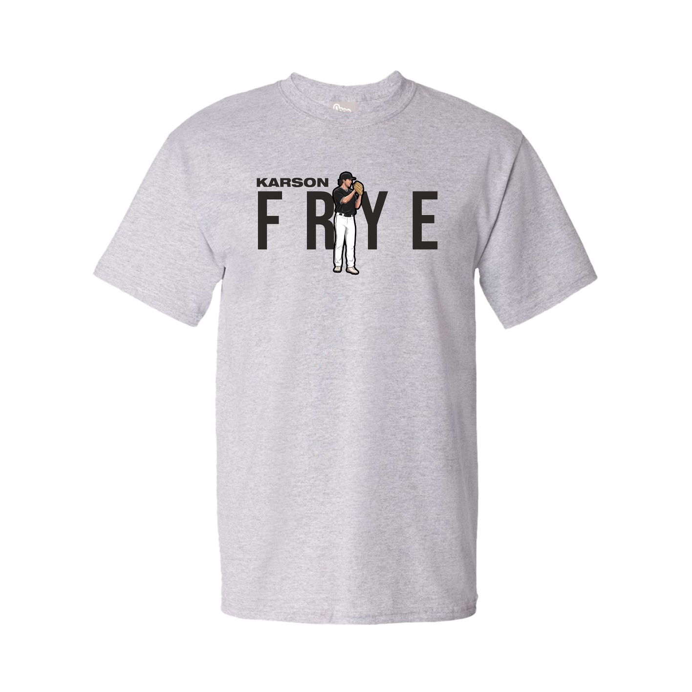 Youth Tee — Player Name in Grey