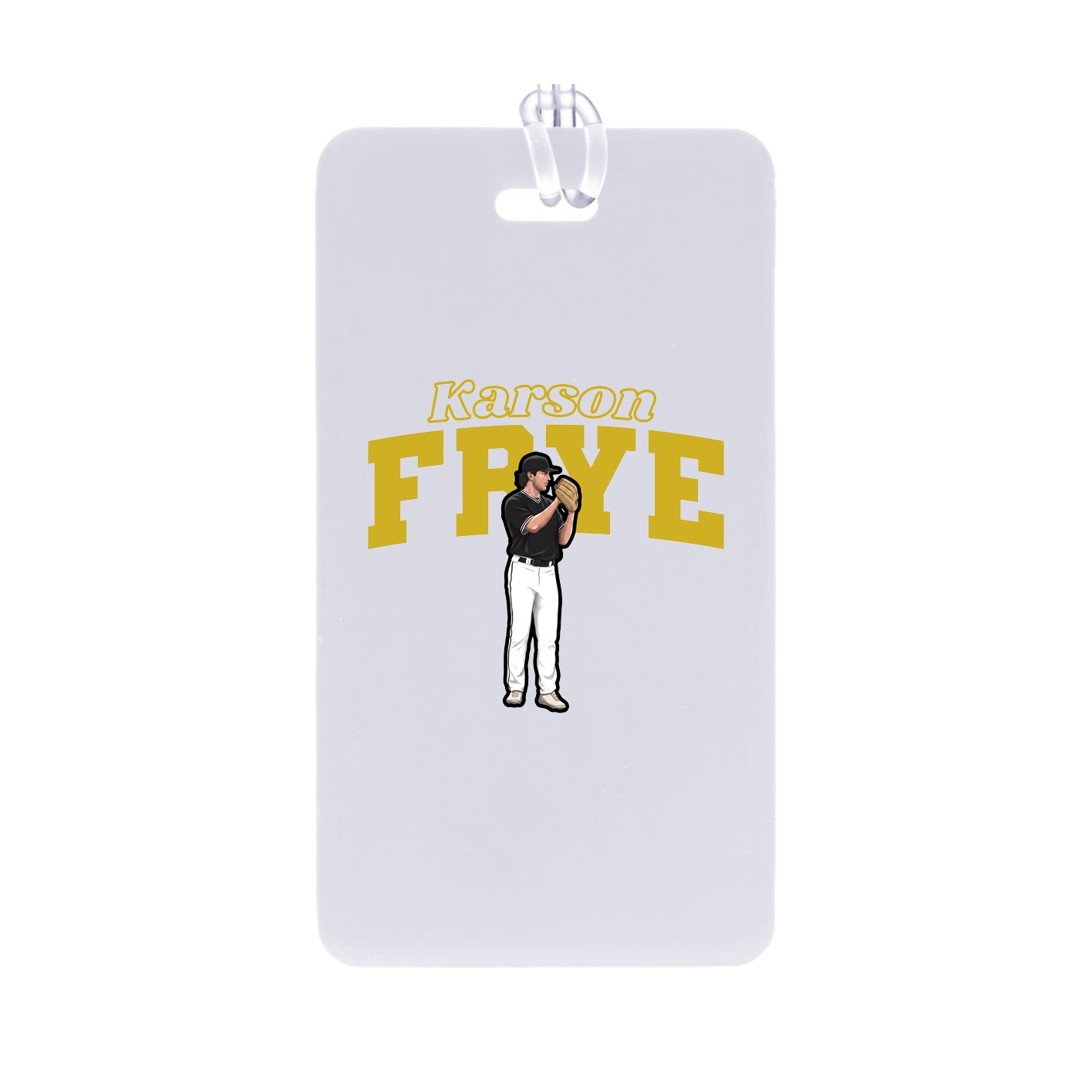 Bag Tag — Name Arch in Classic