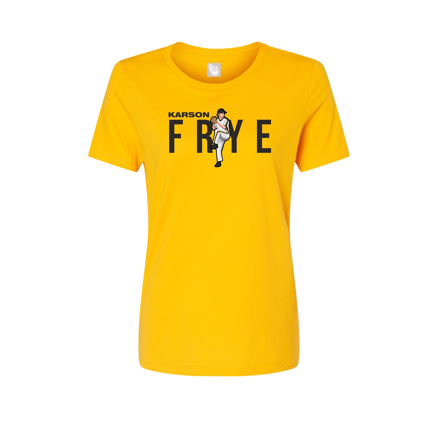 Womens Tee — Player Name in Gold