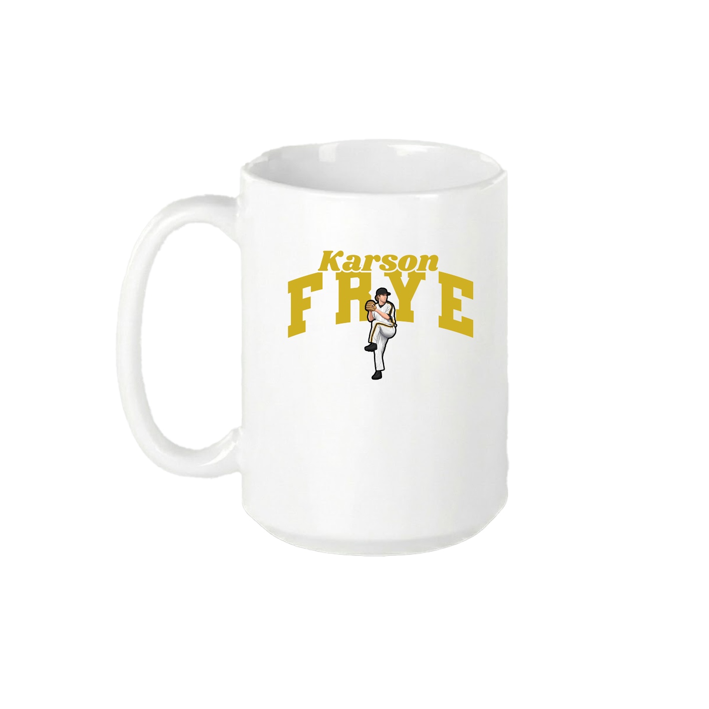 15oz Coffee Mug — Signature Arch in White