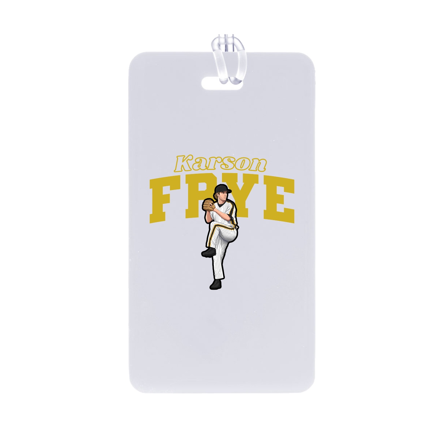 Bag Tag — Name Arch in Classic