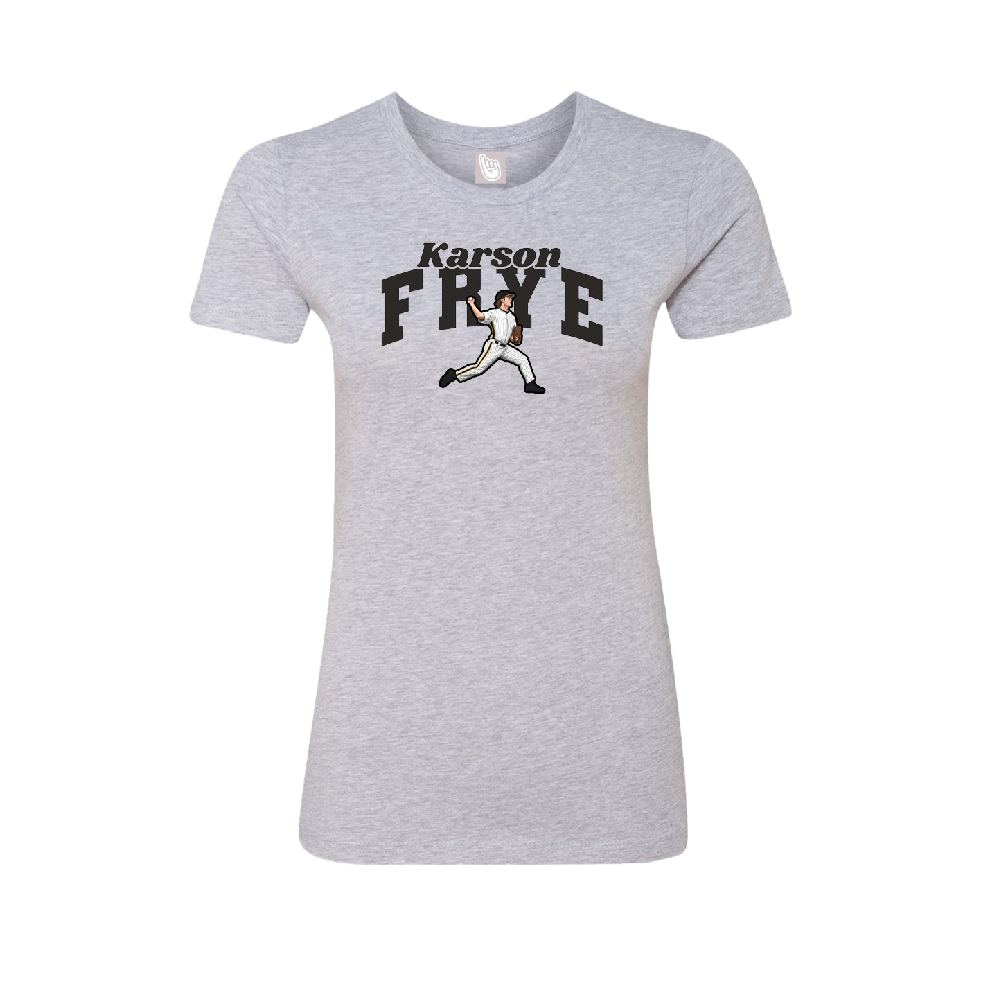 Womens Tee — Signature Arch in Grey
