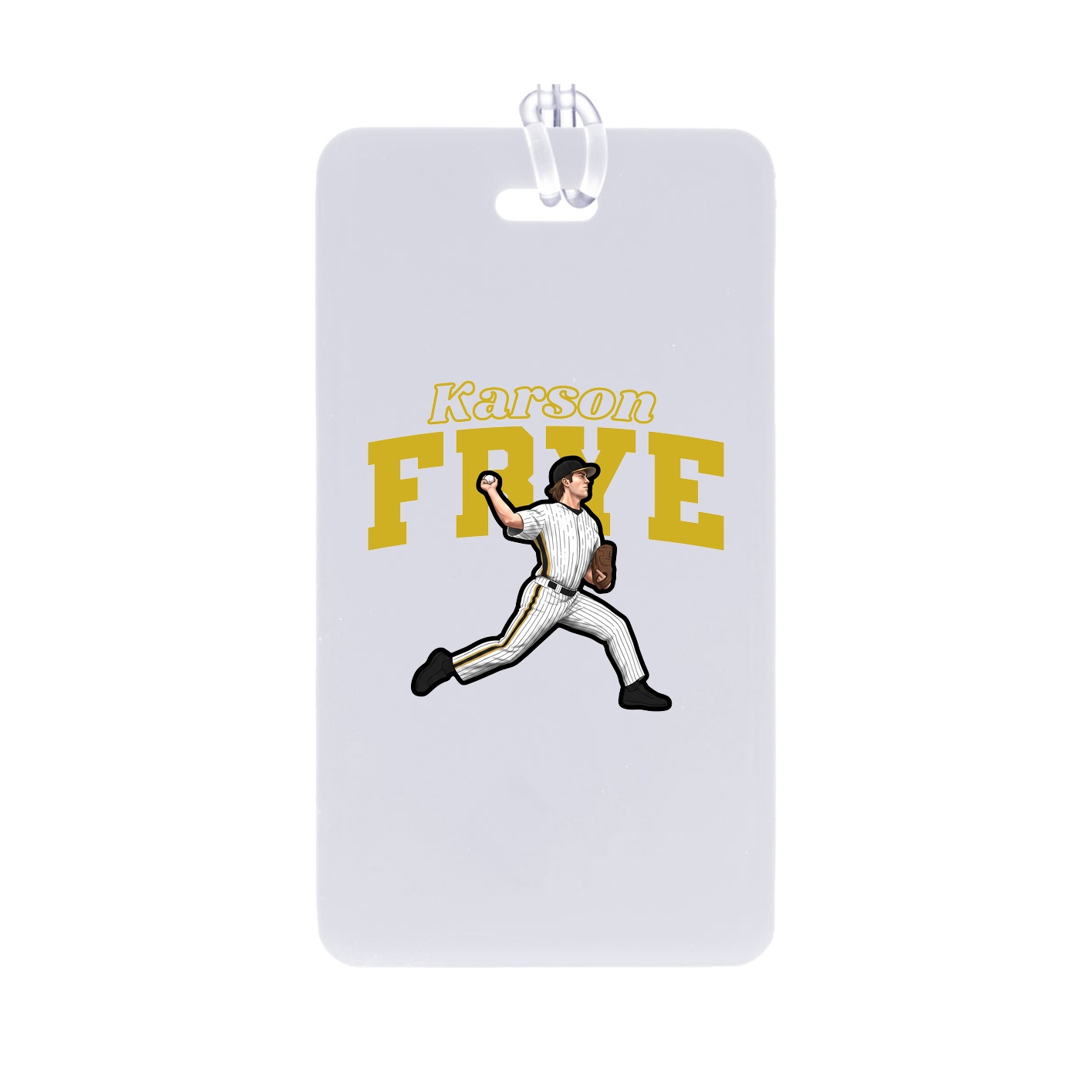 Bag Tag — Name Arch in Classic