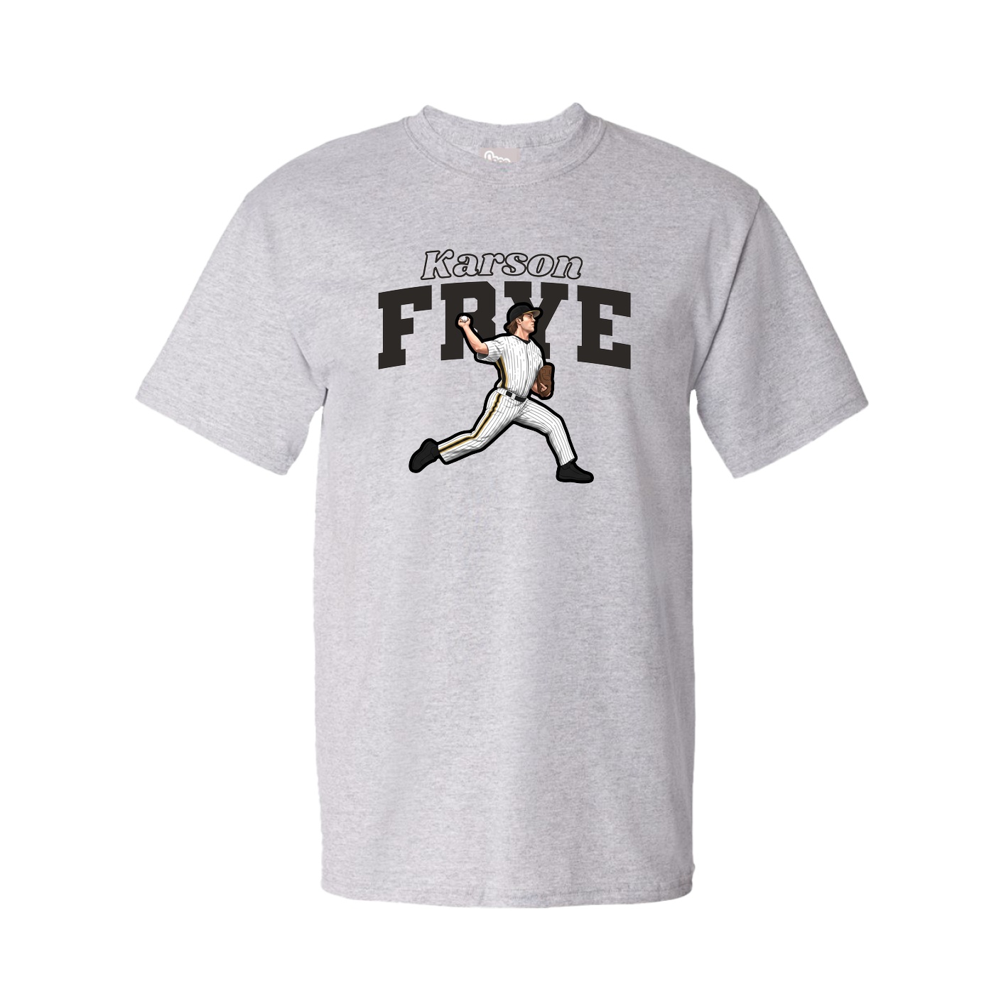 Tee — Name Arch in Grey
