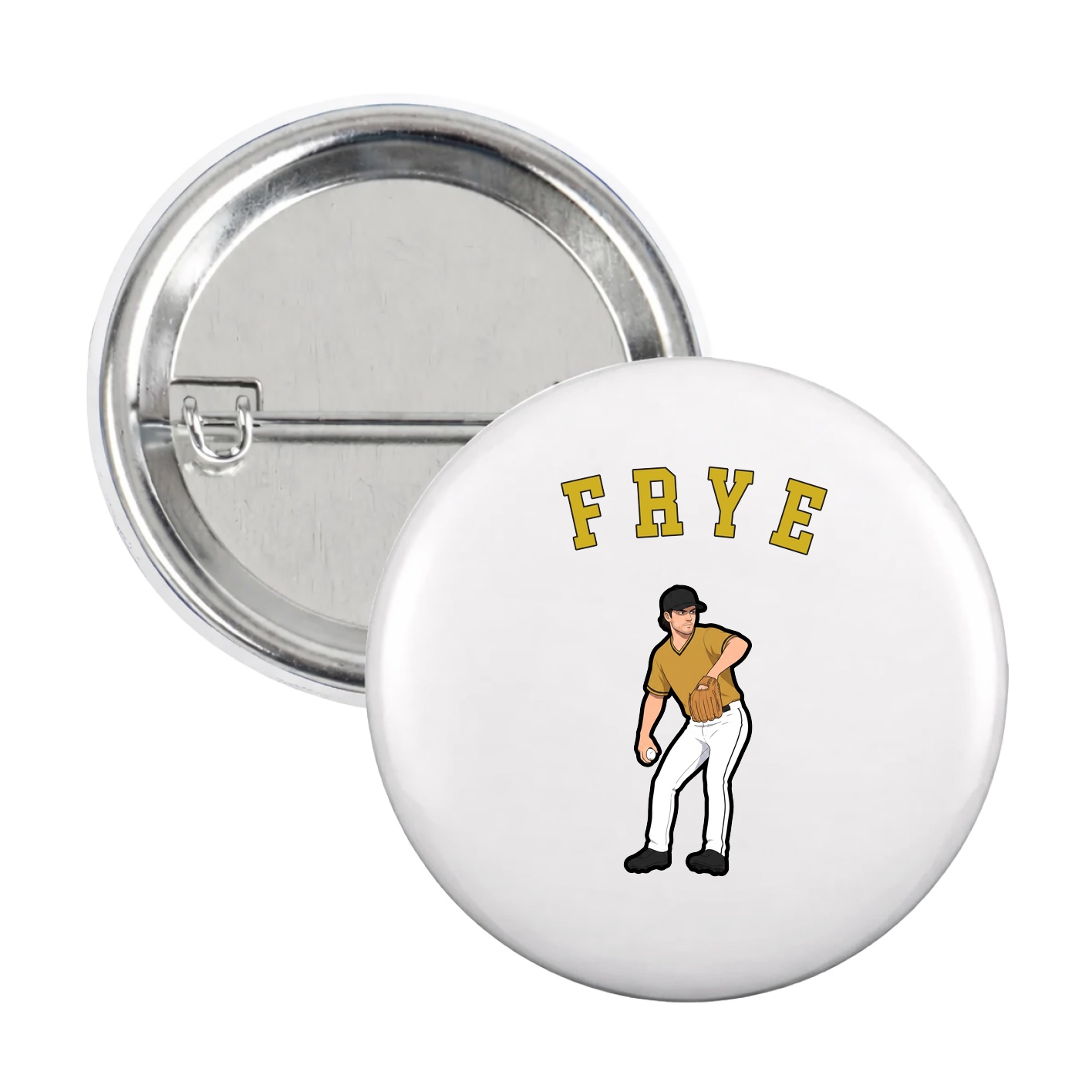 Game Day Button — Shirsey Arch in White