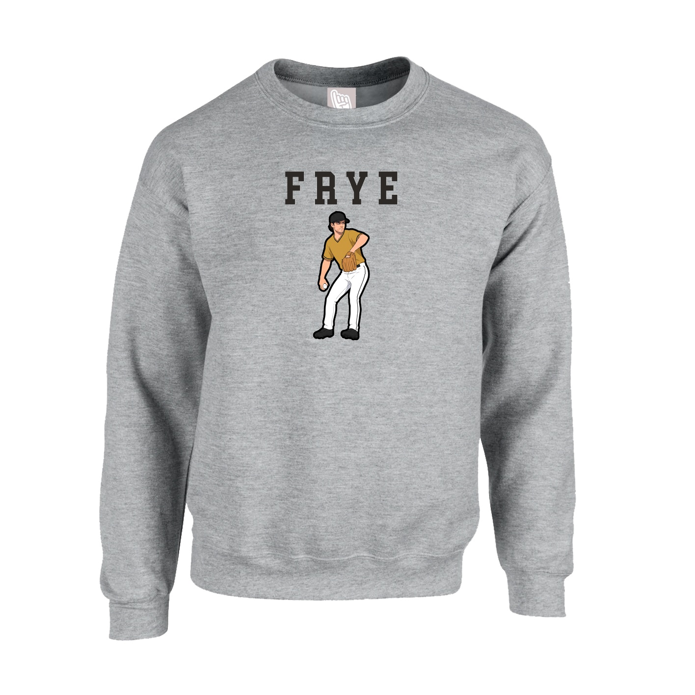 Fleece Crew — Shirsey in Grey