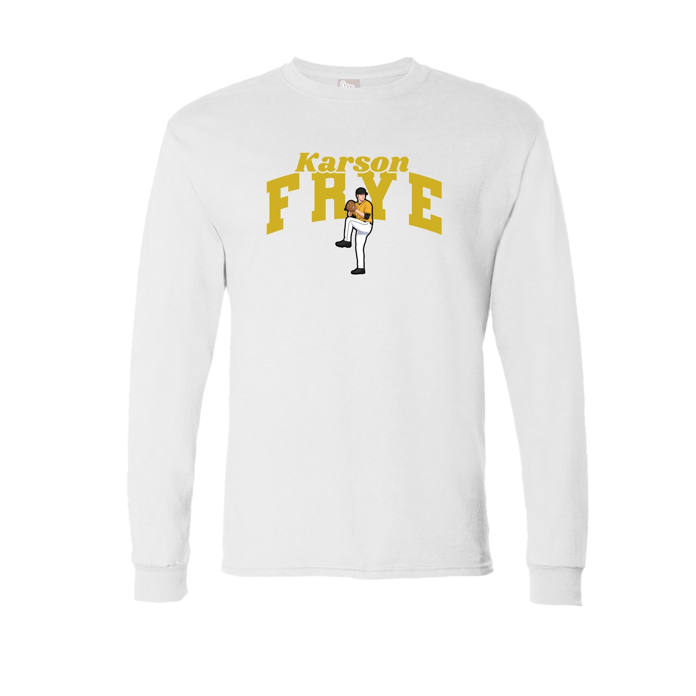 Long Sleeve Tee — Signature Arch in White