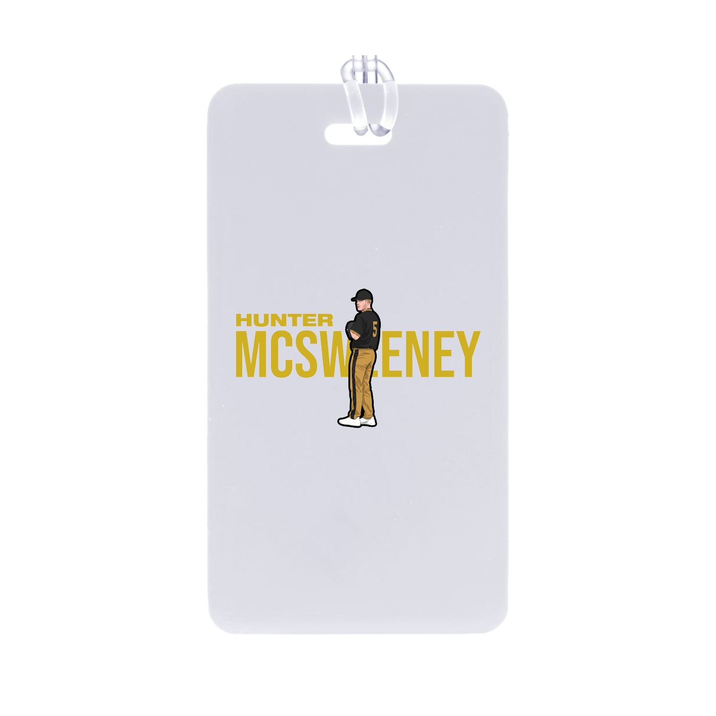 Bag Tag — Player Name in Classic