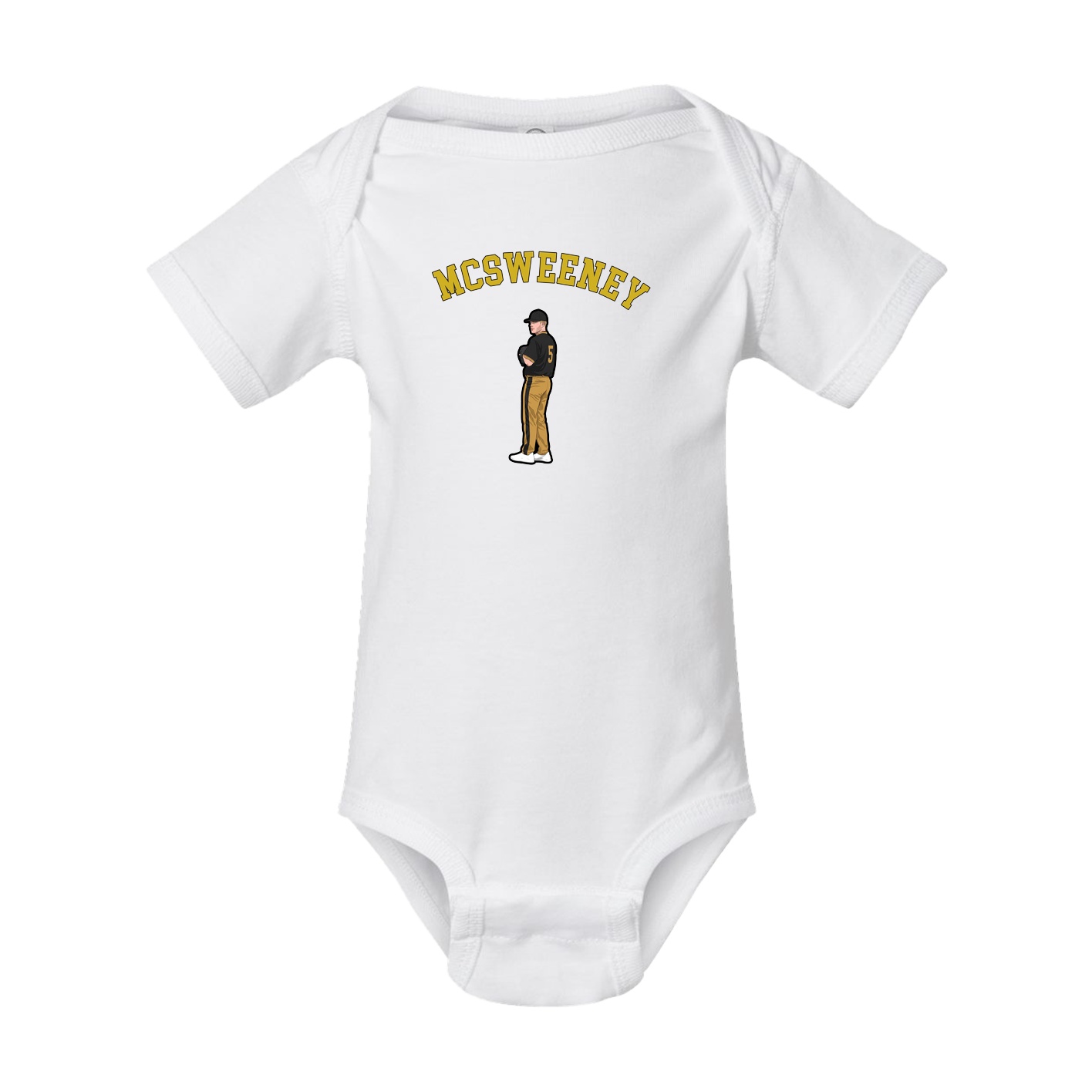 Baby Onesie — Shirsey Arch in White