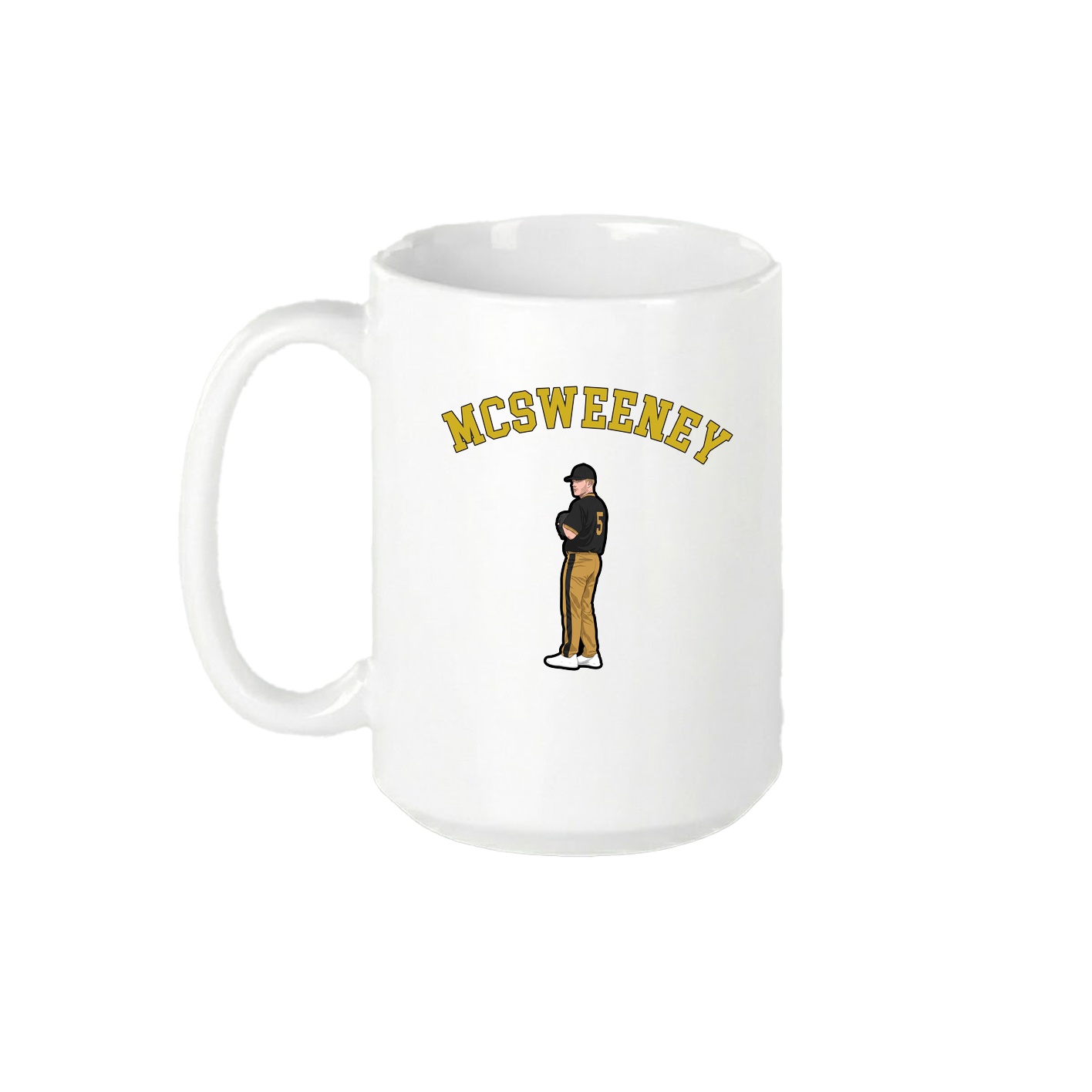 15oz Coffee Mug — Shirsey Arch in White