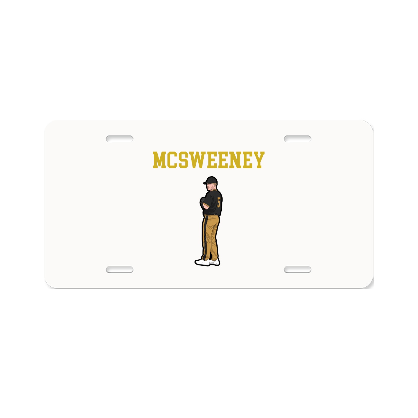 License Plate — Shirsey in Classic