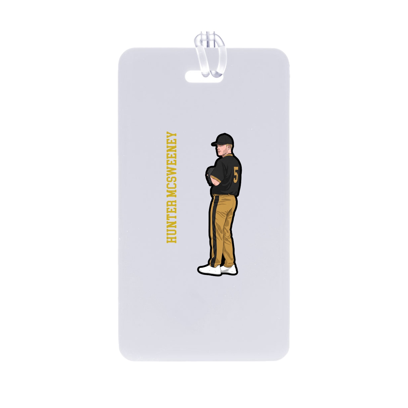 Bag Tag — Name Vertical in Classic