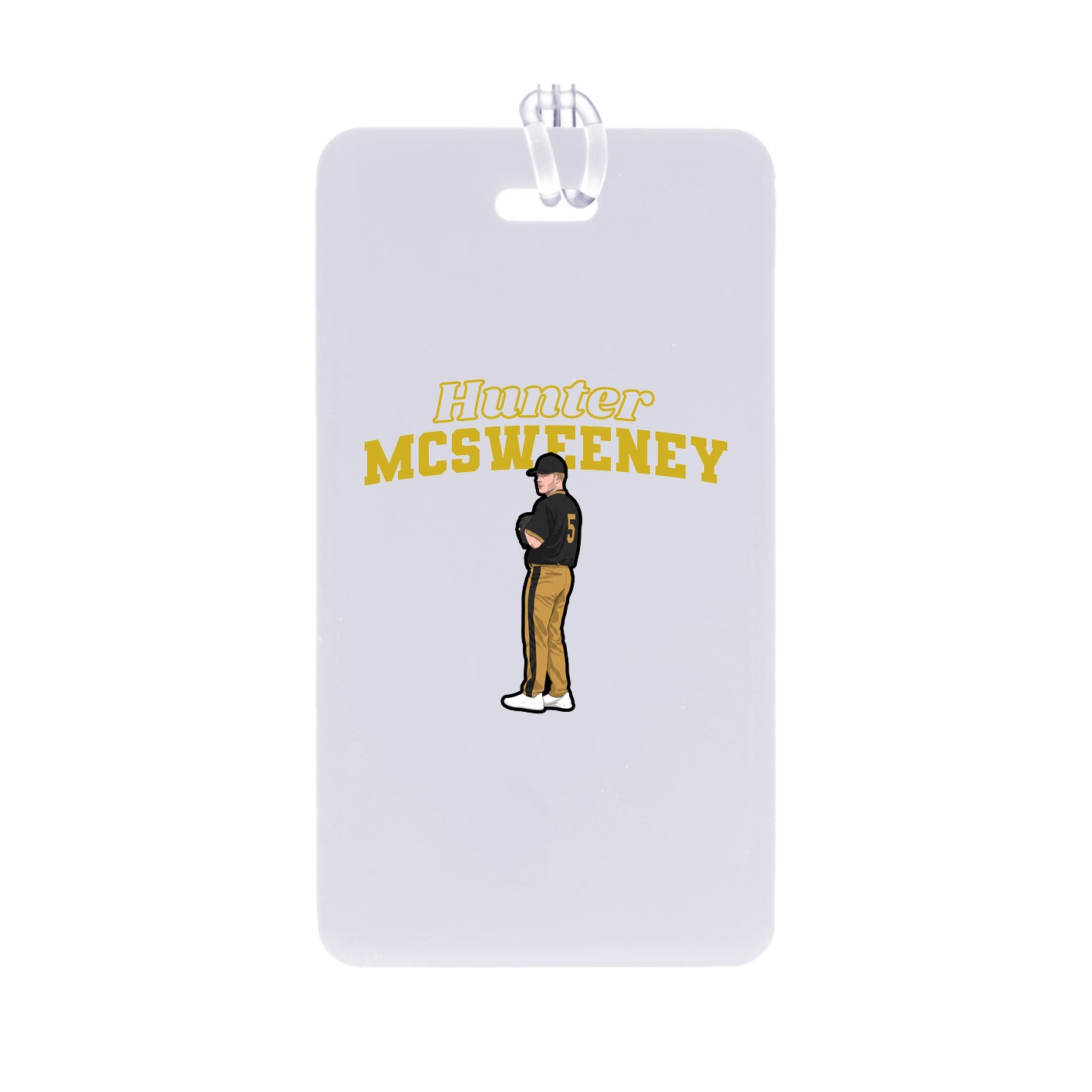 Bag Tag — Name Arch in Classic