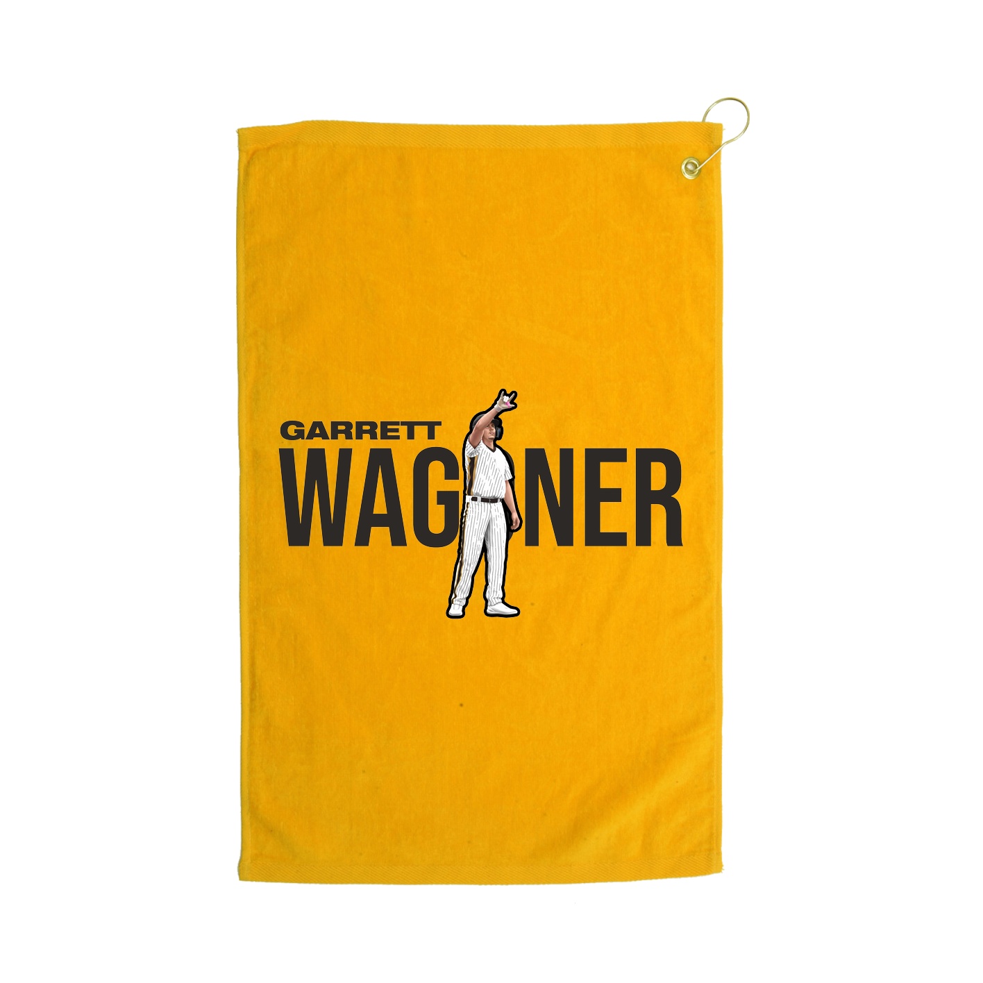 Golf Towel — Player Name in Gold