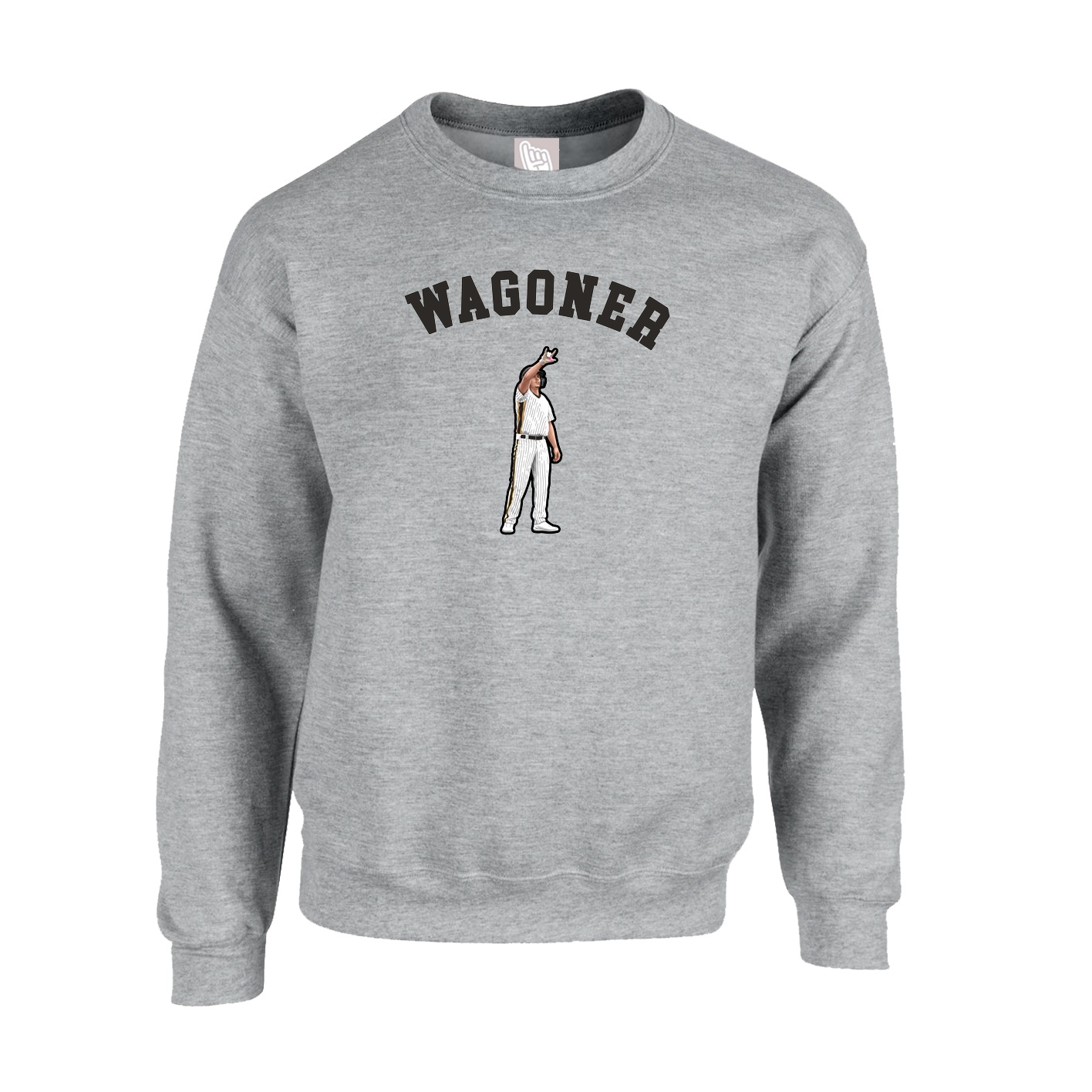 Fleece Crew — Shirsey Arch in Grey