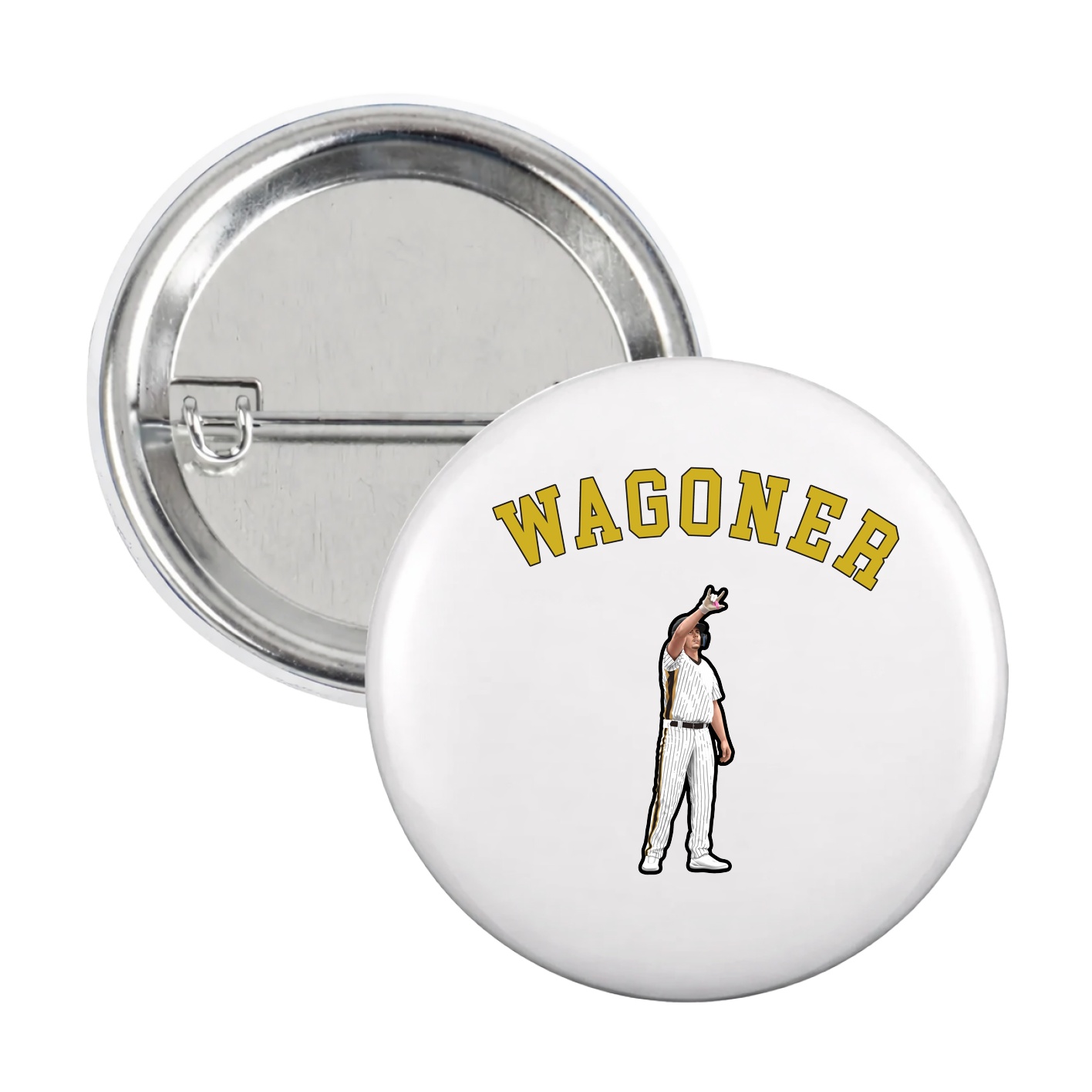 Game Day Button — Shirsey Arch in White