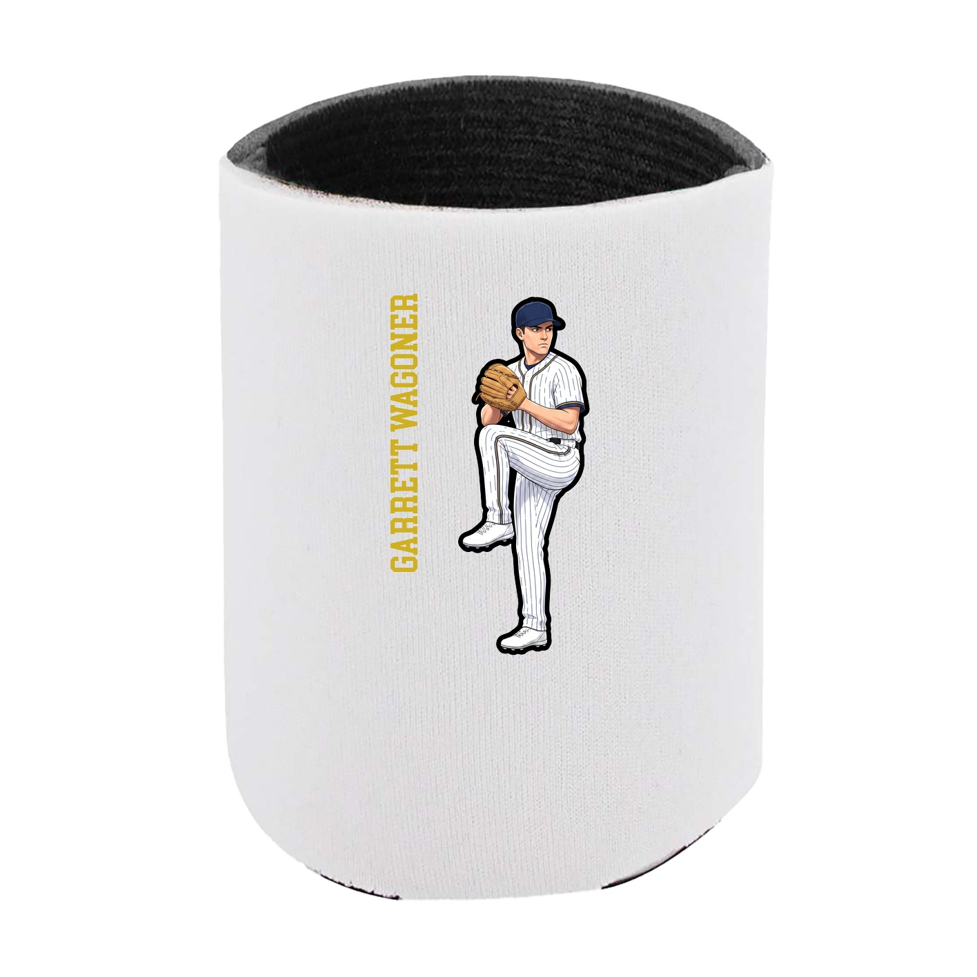 Can Holder — Name Vertical in White
