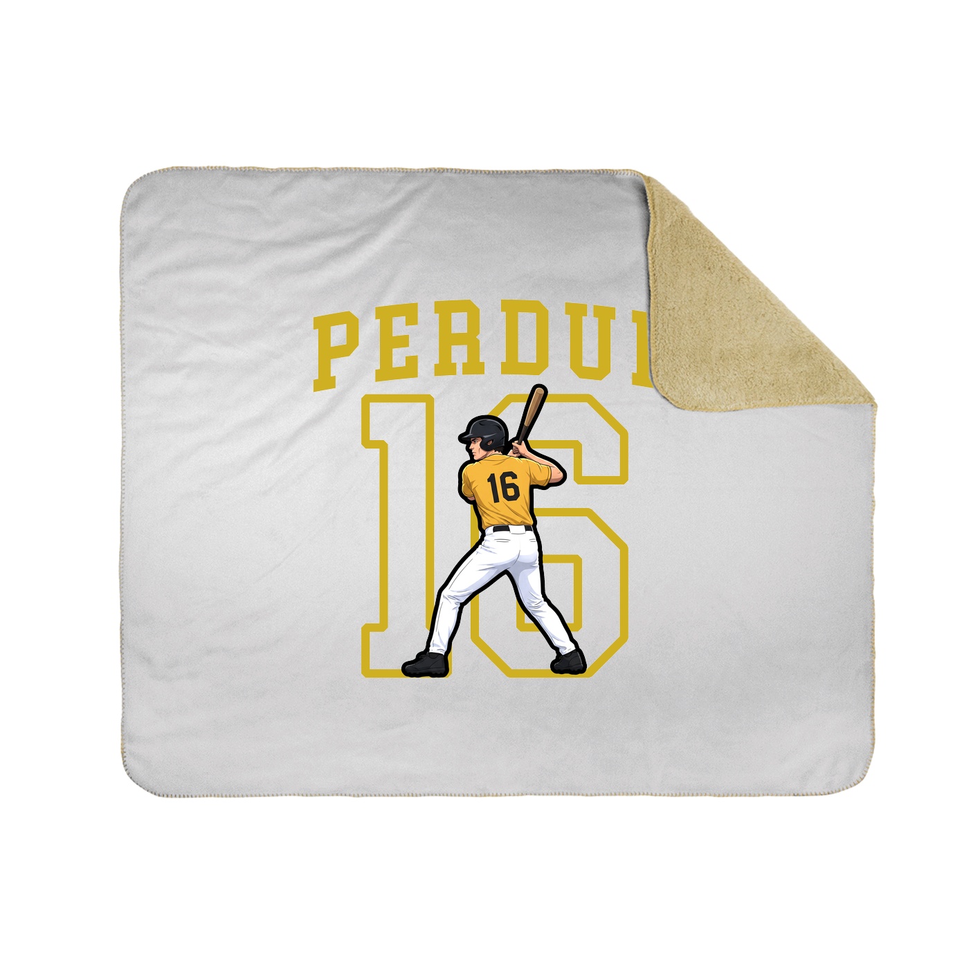 50x60 Sherpa Lined Throw Blanket