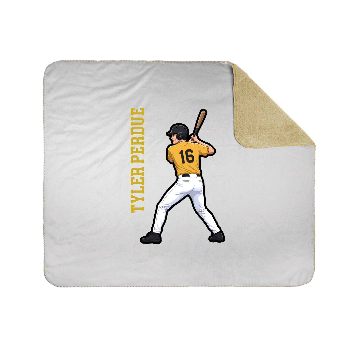 50x60 Sherpa Lined Throw Blanket