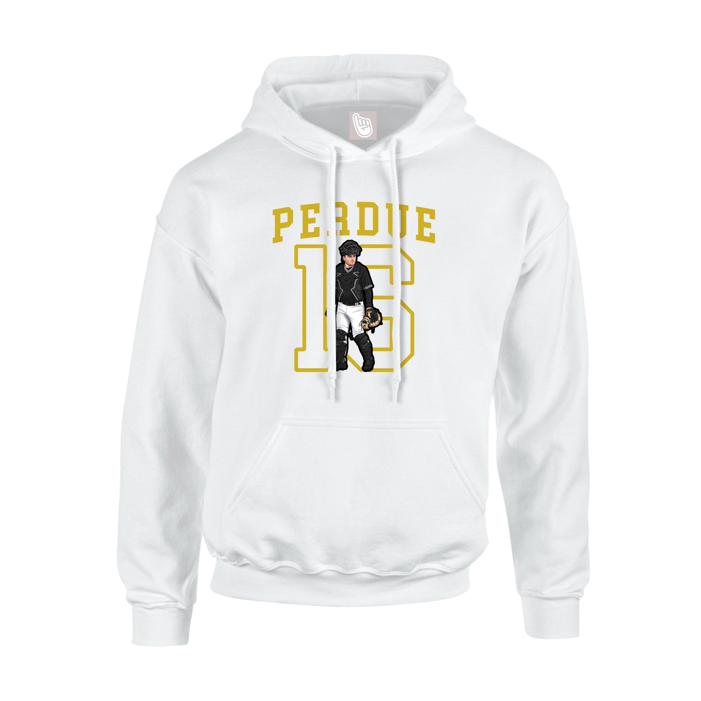 Hoodie — Shirsey in White