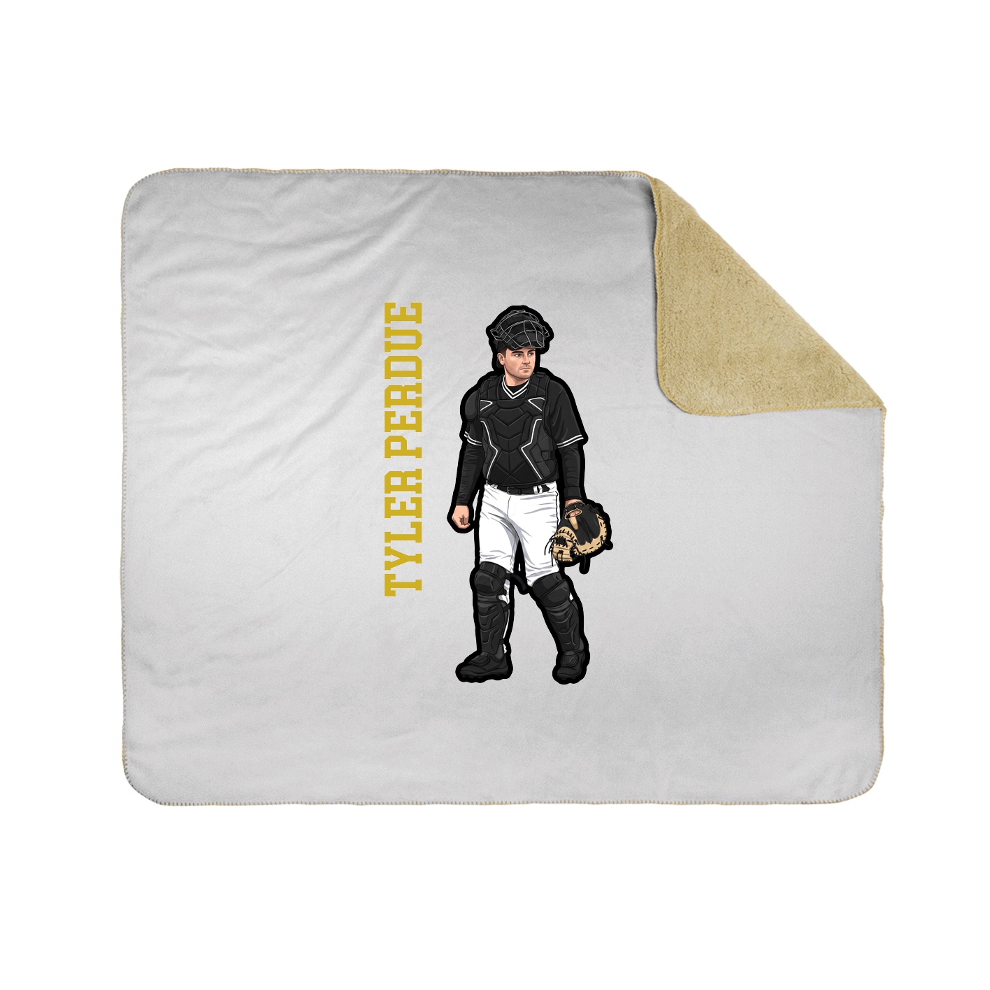 50x60 Sherpa Lined Throw Blanket