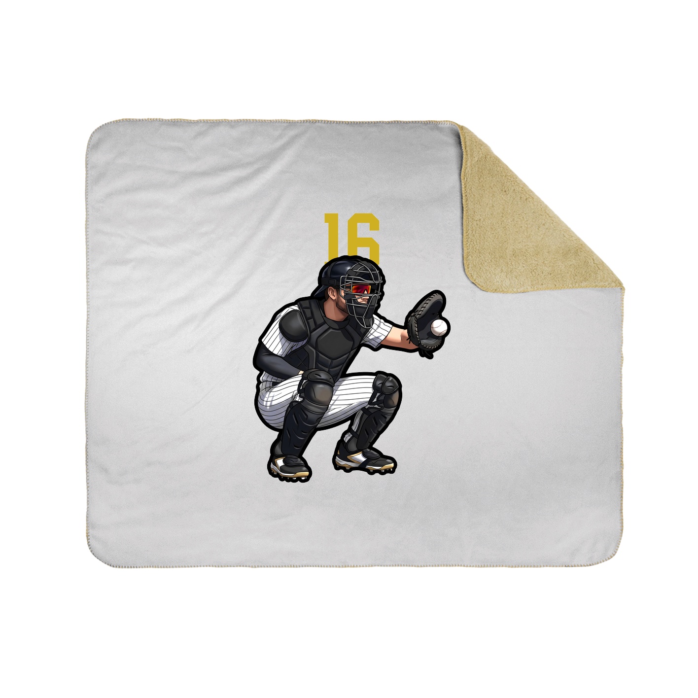 50x60 Sherpa Lined Throw Blanket