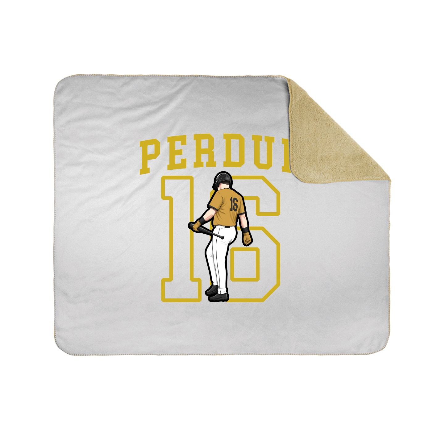 50x60 Sherpa Lined Throw Blanket