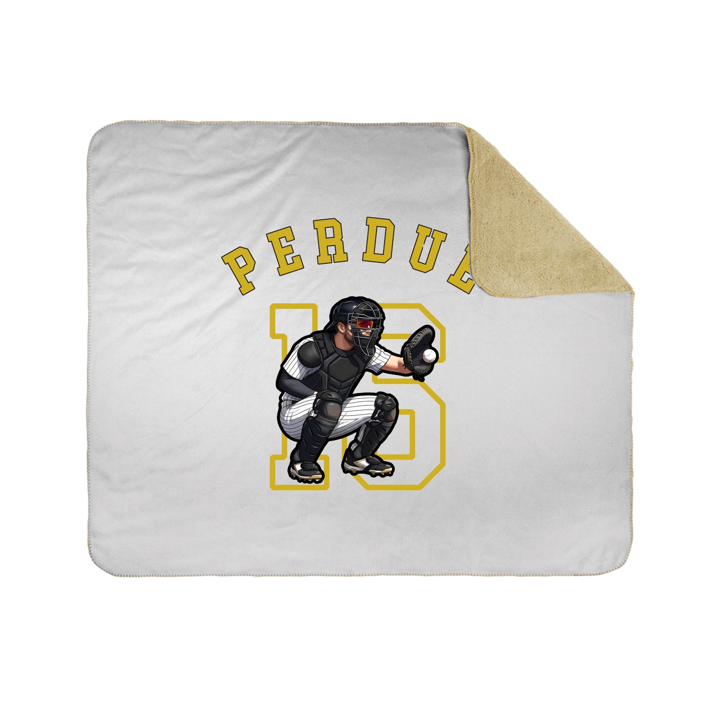 50x60 Sherpa Lined Throw Blanket