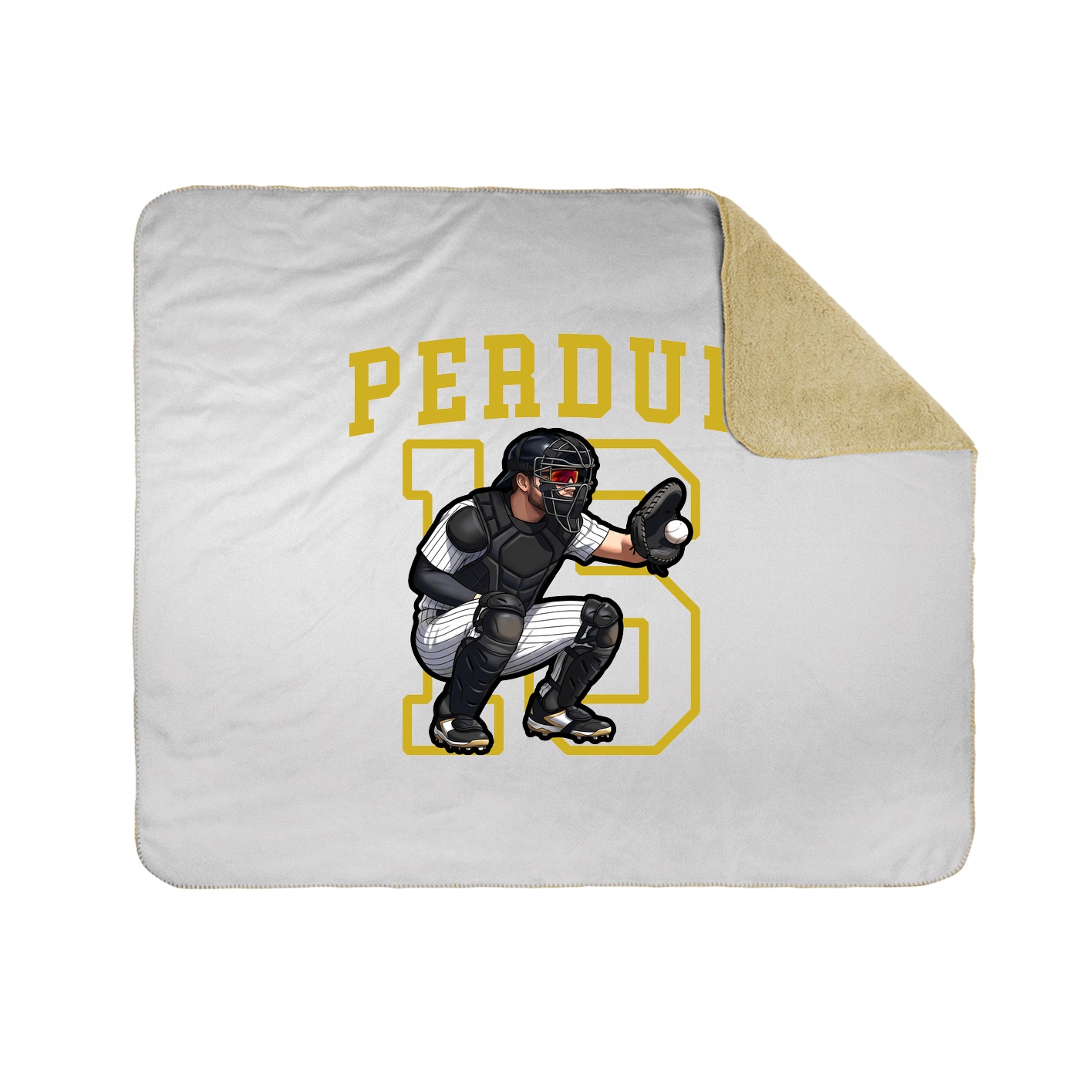 50x60 Sherpa Lined Throw Blanket