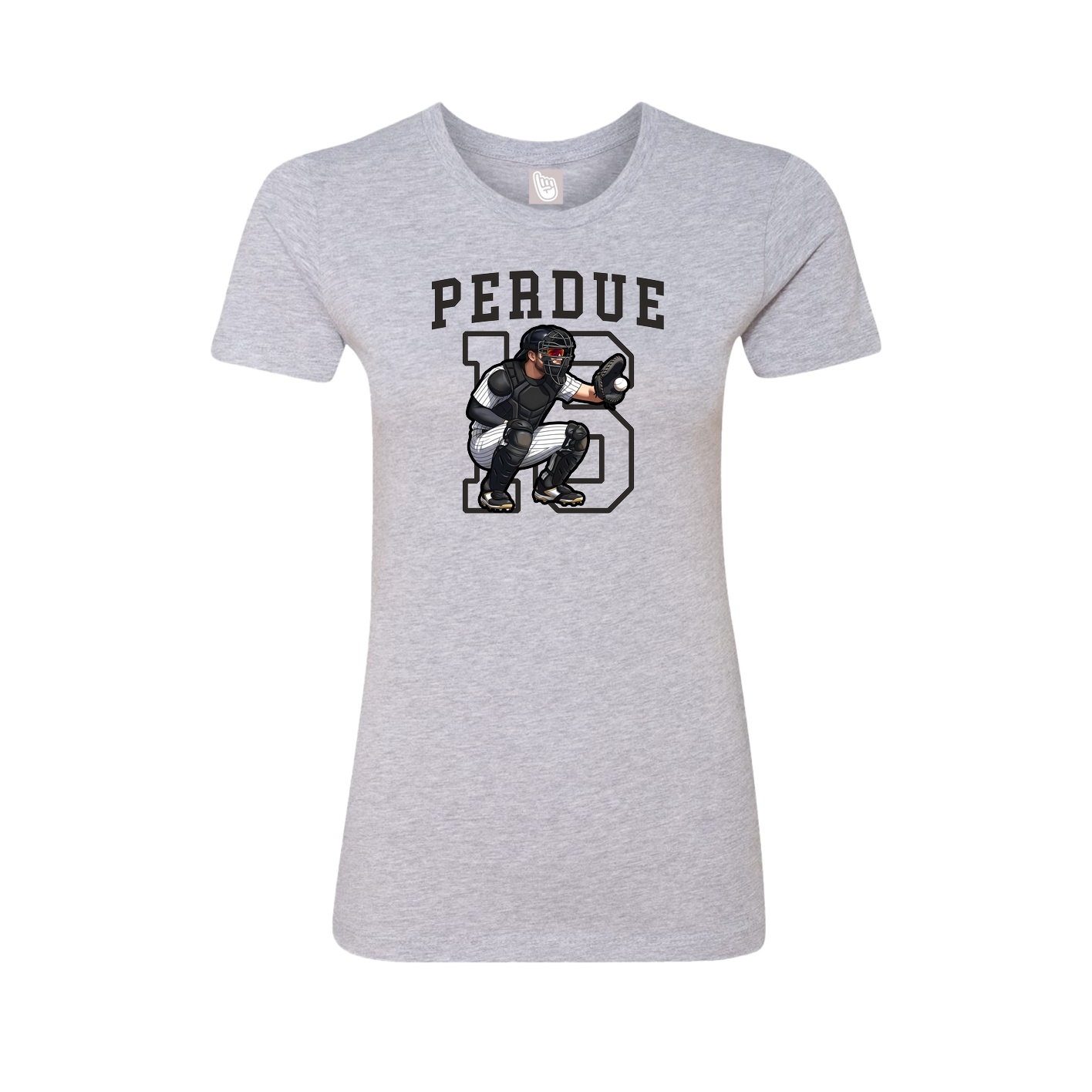 Fitted Women's Tee — Shirsey in Grey