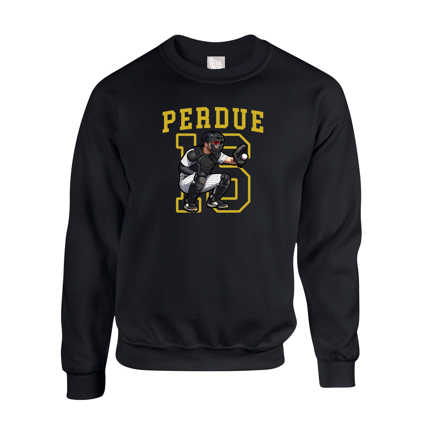 Fleece Crew — Shirsey in Black