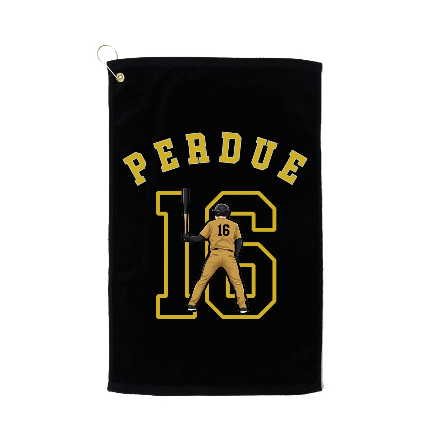 Golf Towel — Shirsey Arch in Black