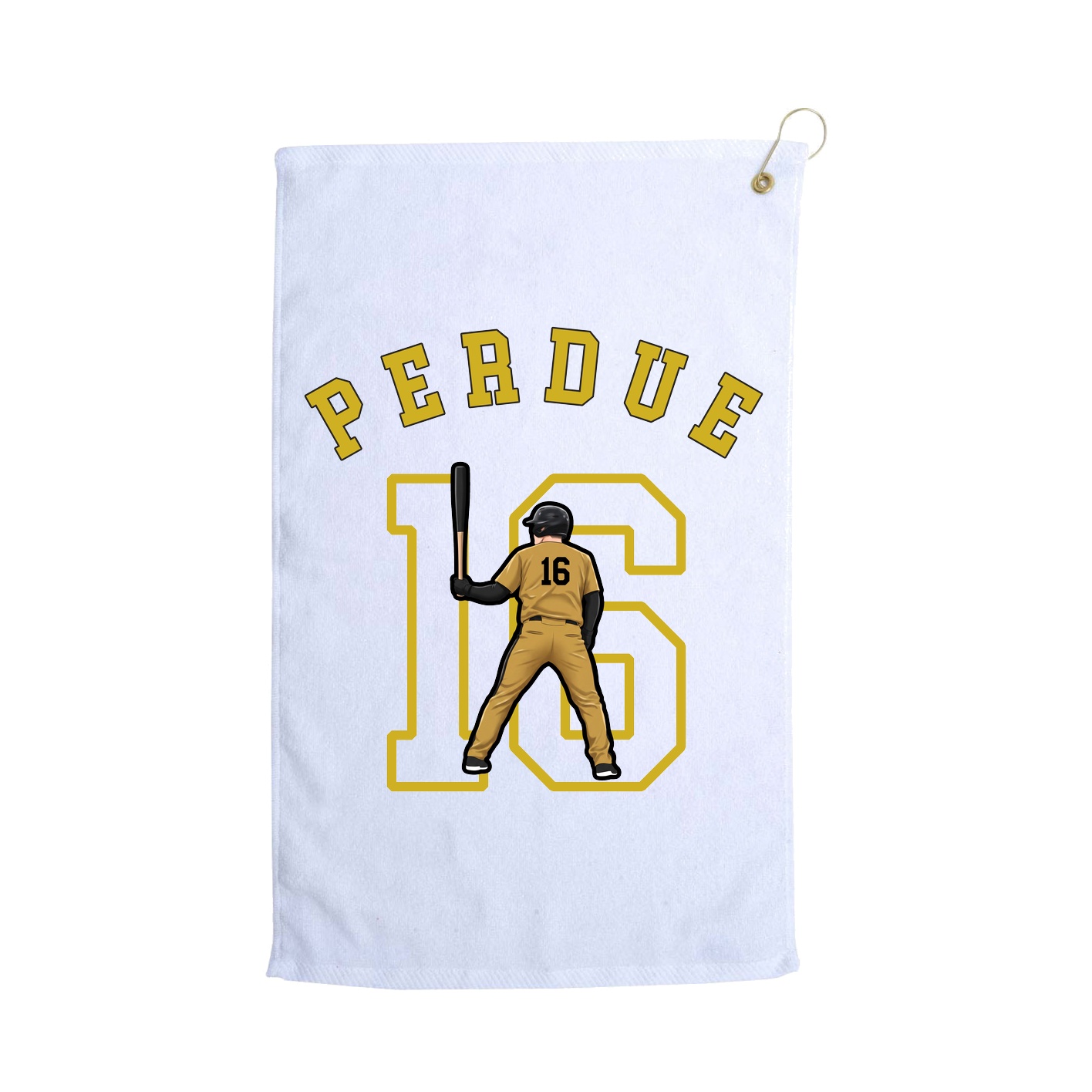 Golf Towel — Shirsey Arch in White