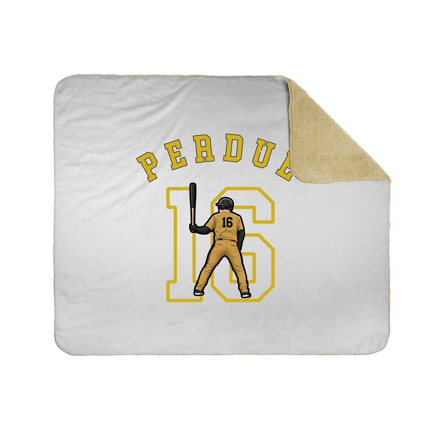 50x60 Sherpa Lined Throw Blanket