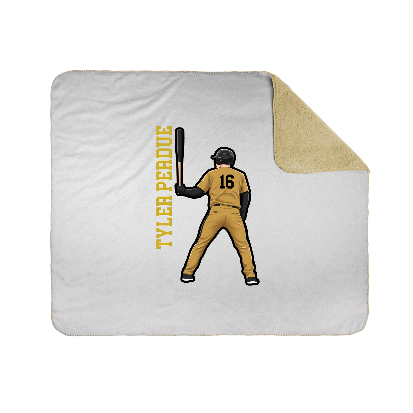 50x60 Sherpa Lined Throw Blanket