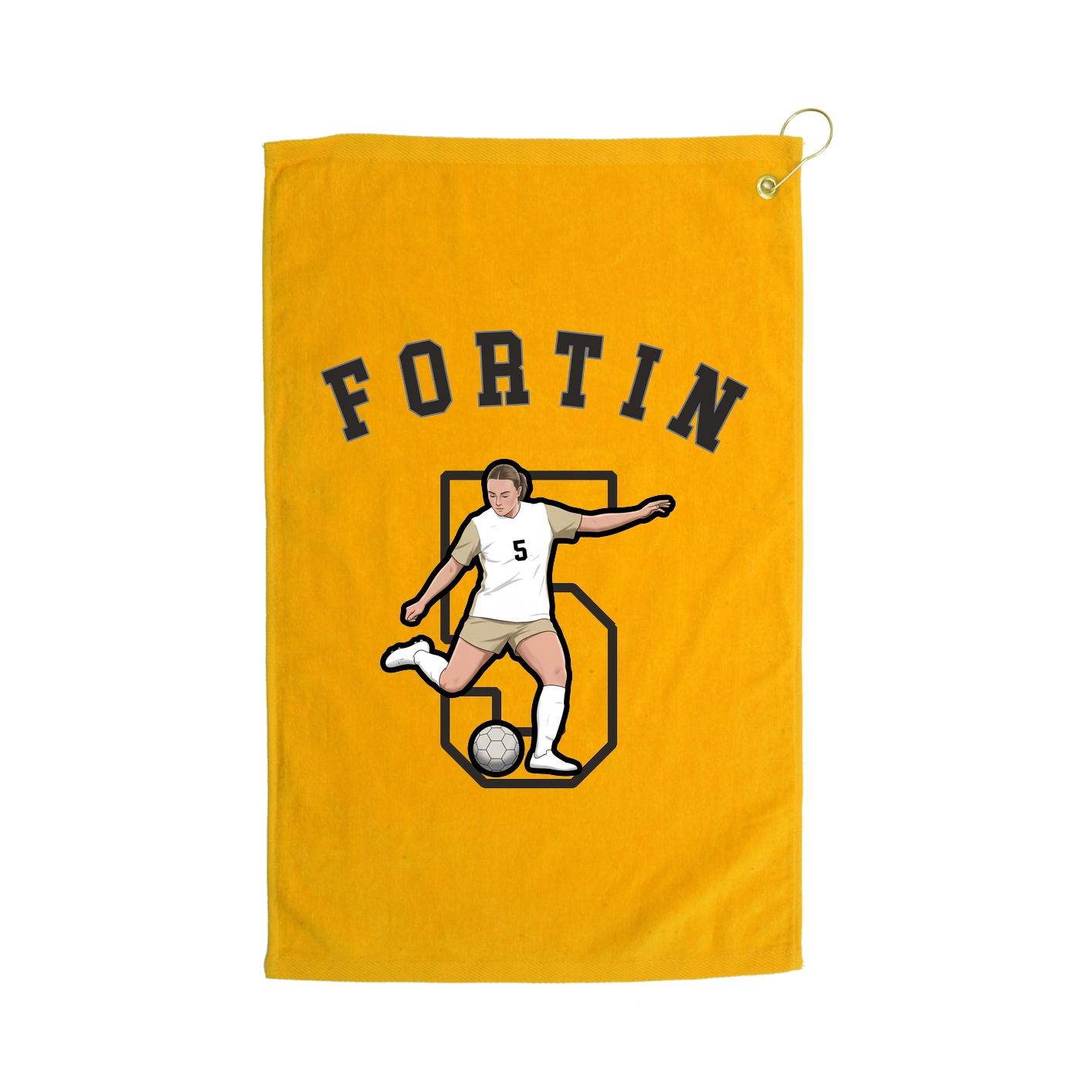 Golf Towel — Shirsey Arch in Gold