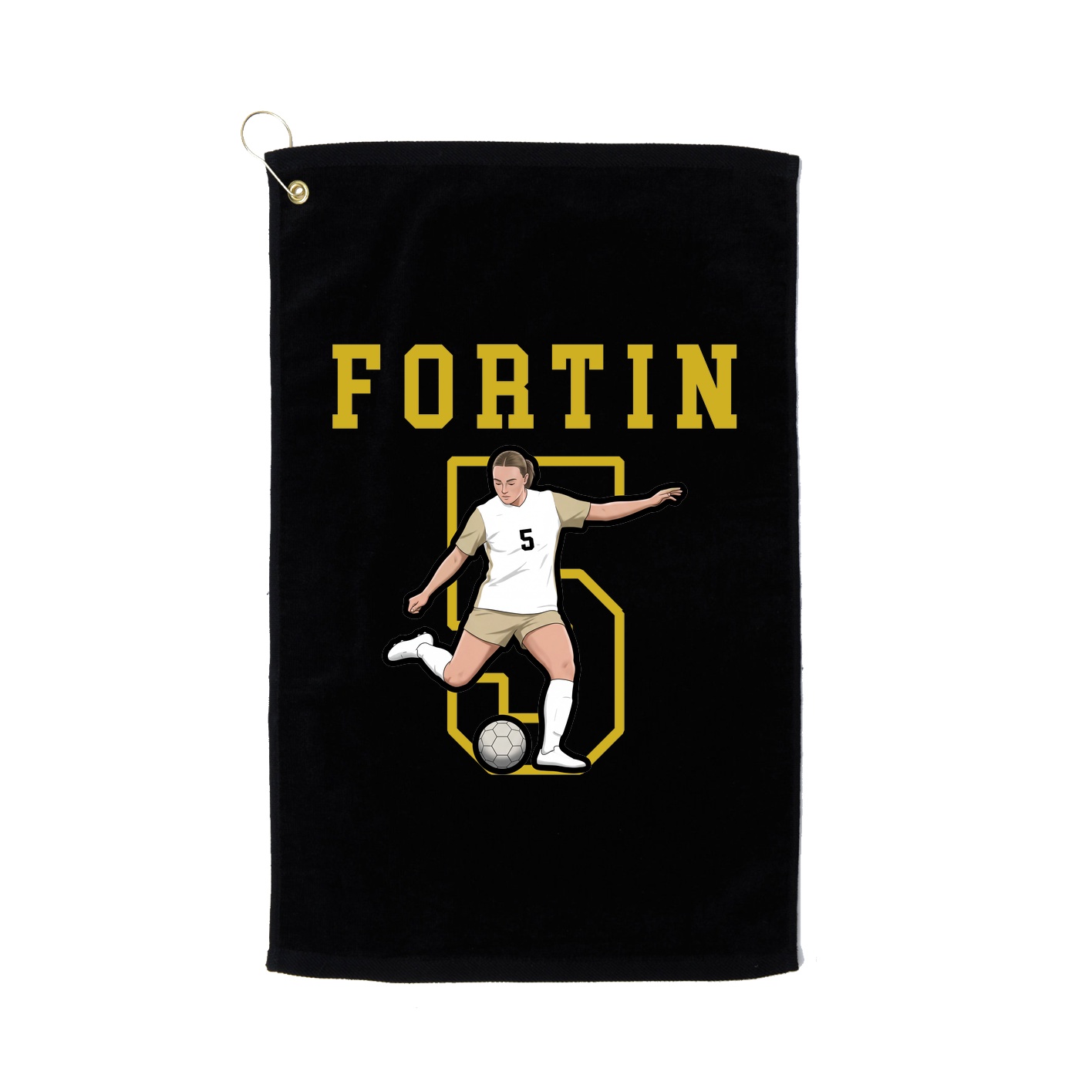 Golf Towel — Shirsey in Black