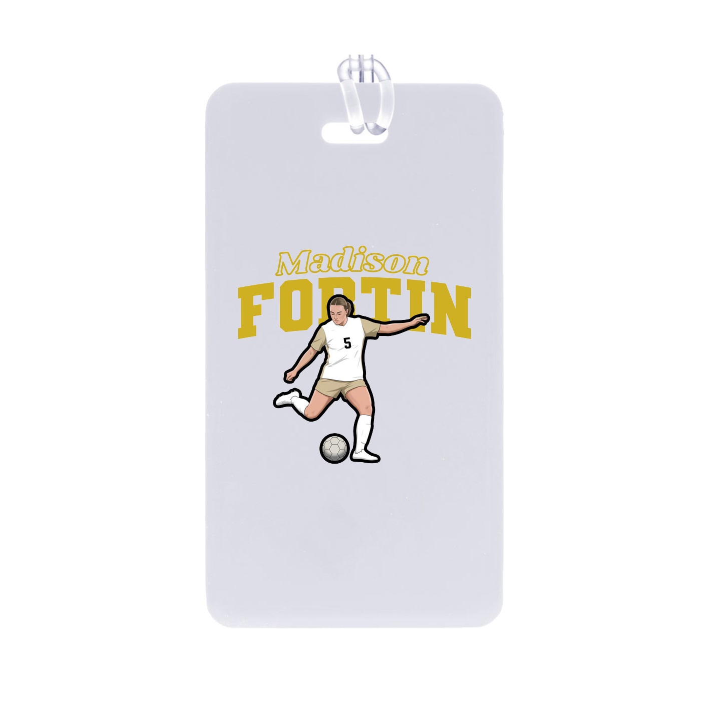 Bag Tag — Name Arch in Classic