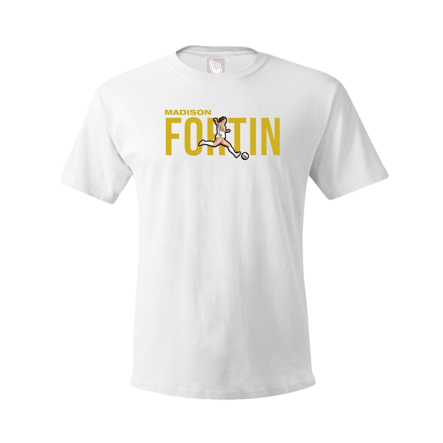 Youth Tee — Player Name in White