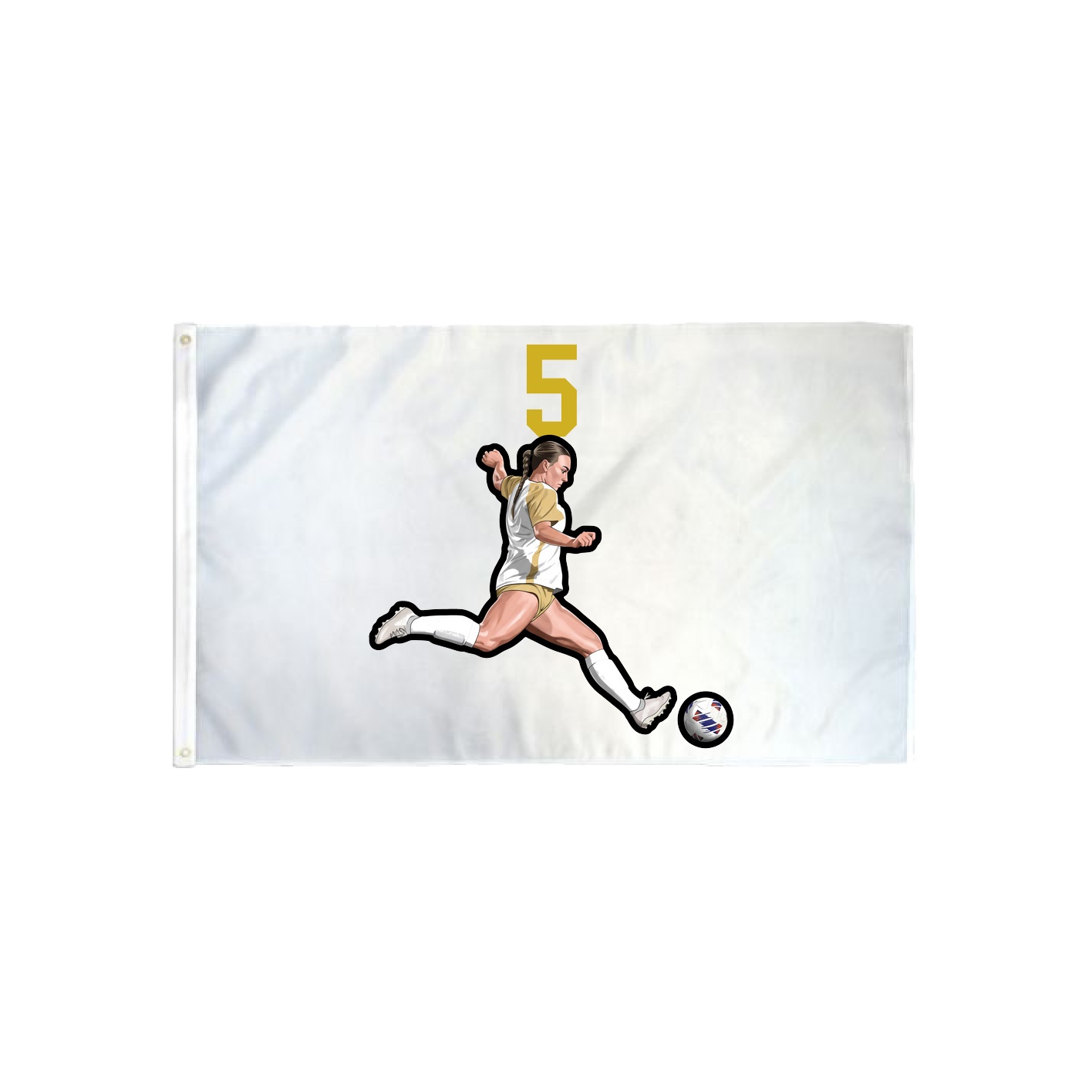 3x5 Flag — Number Top in Classic
