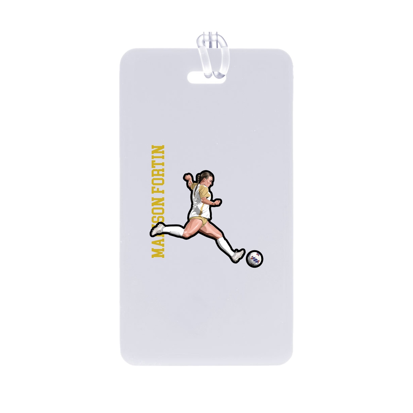 Bag Tag — Name Vertical in Classic