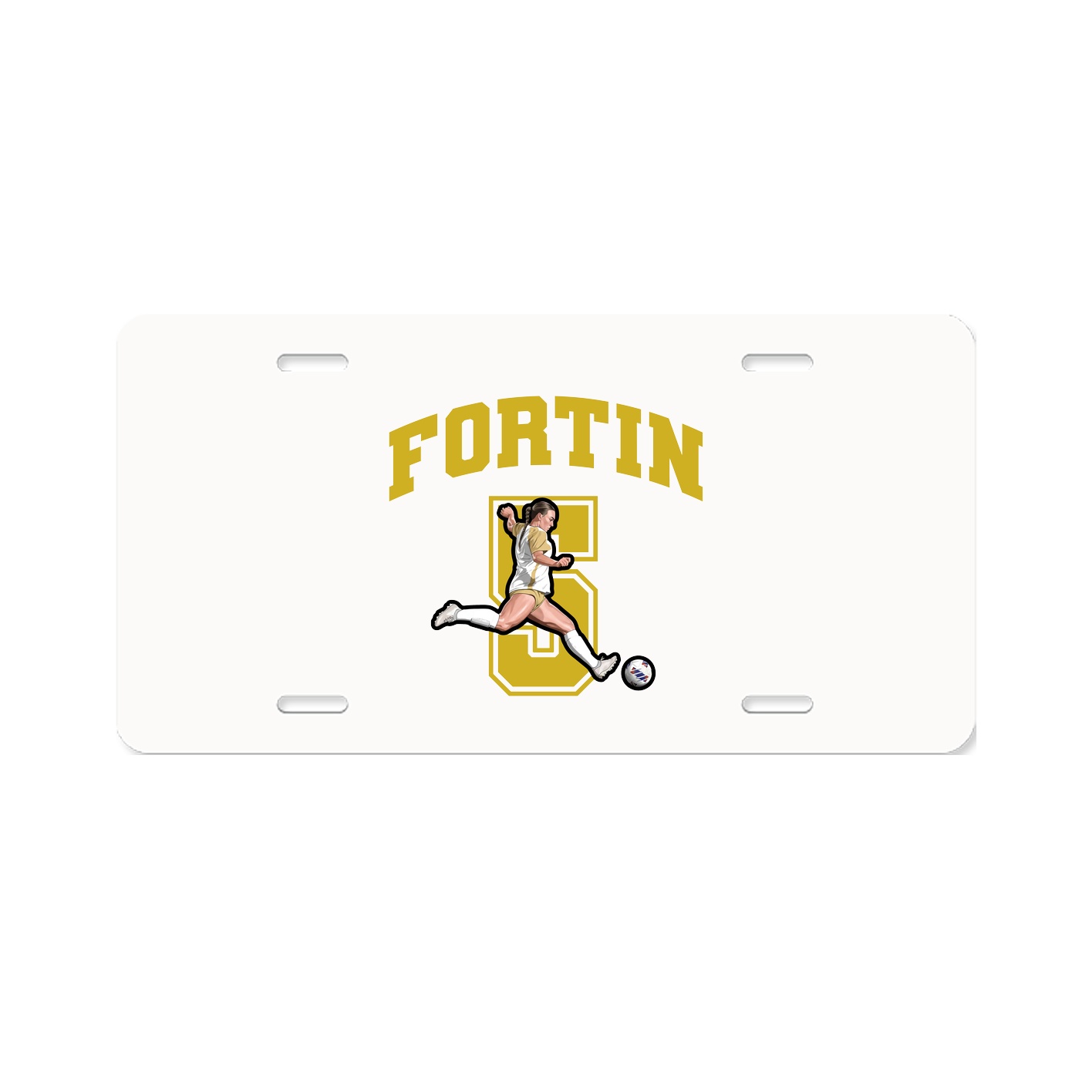 License Plate — Number in Classic