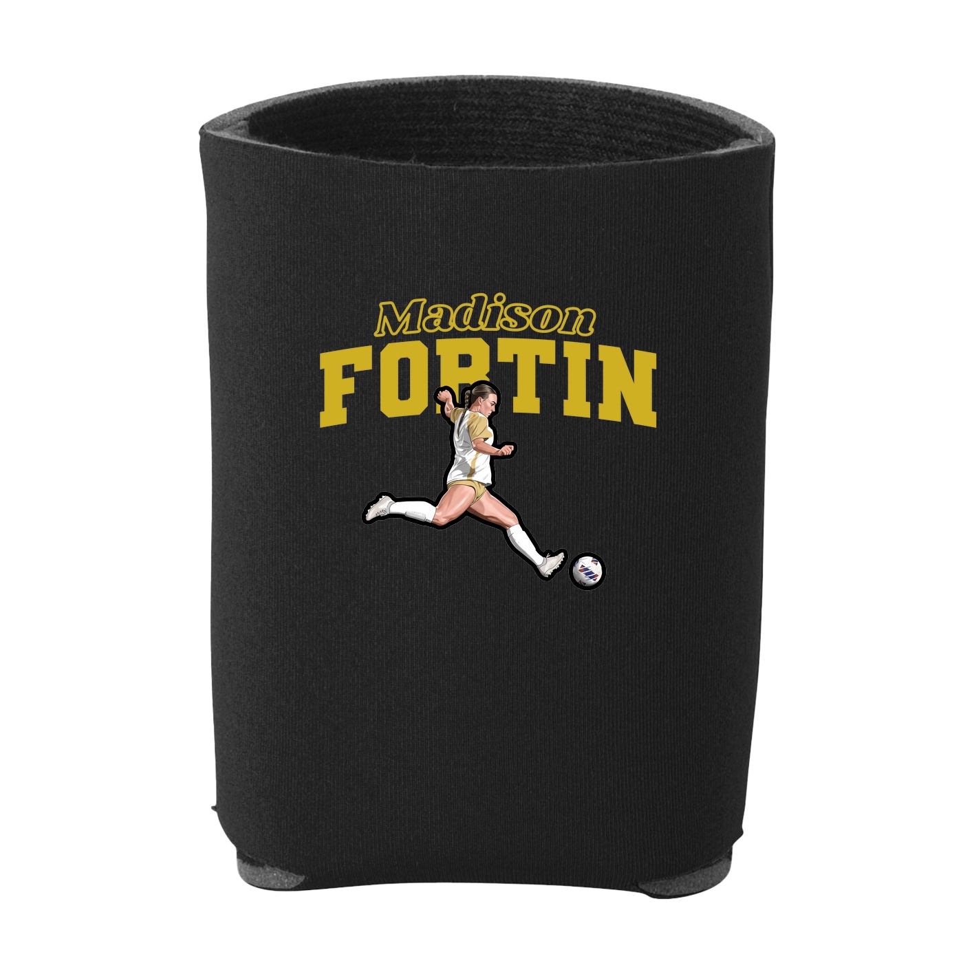 Can Holder — Name Arch in Black