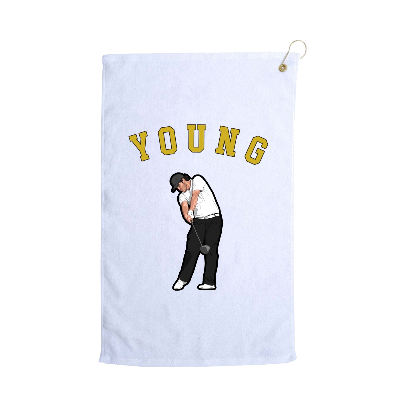 Golf Towel — Shirsey Arch in White