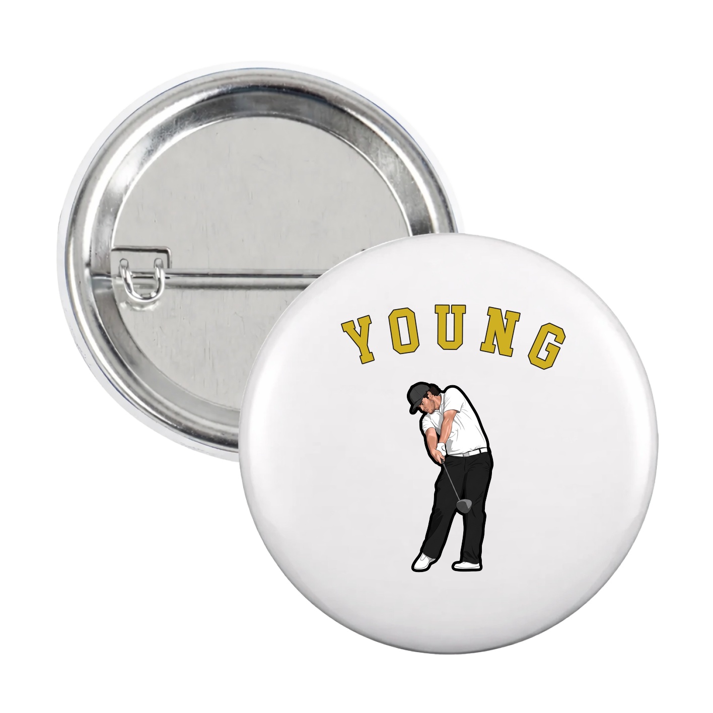 Game Day Button — Shirsey Arch in White