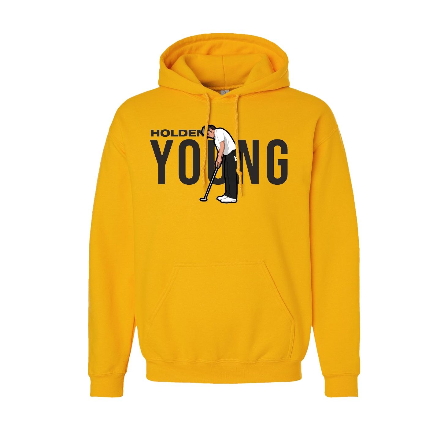 Hoodie — Player Name in Gold