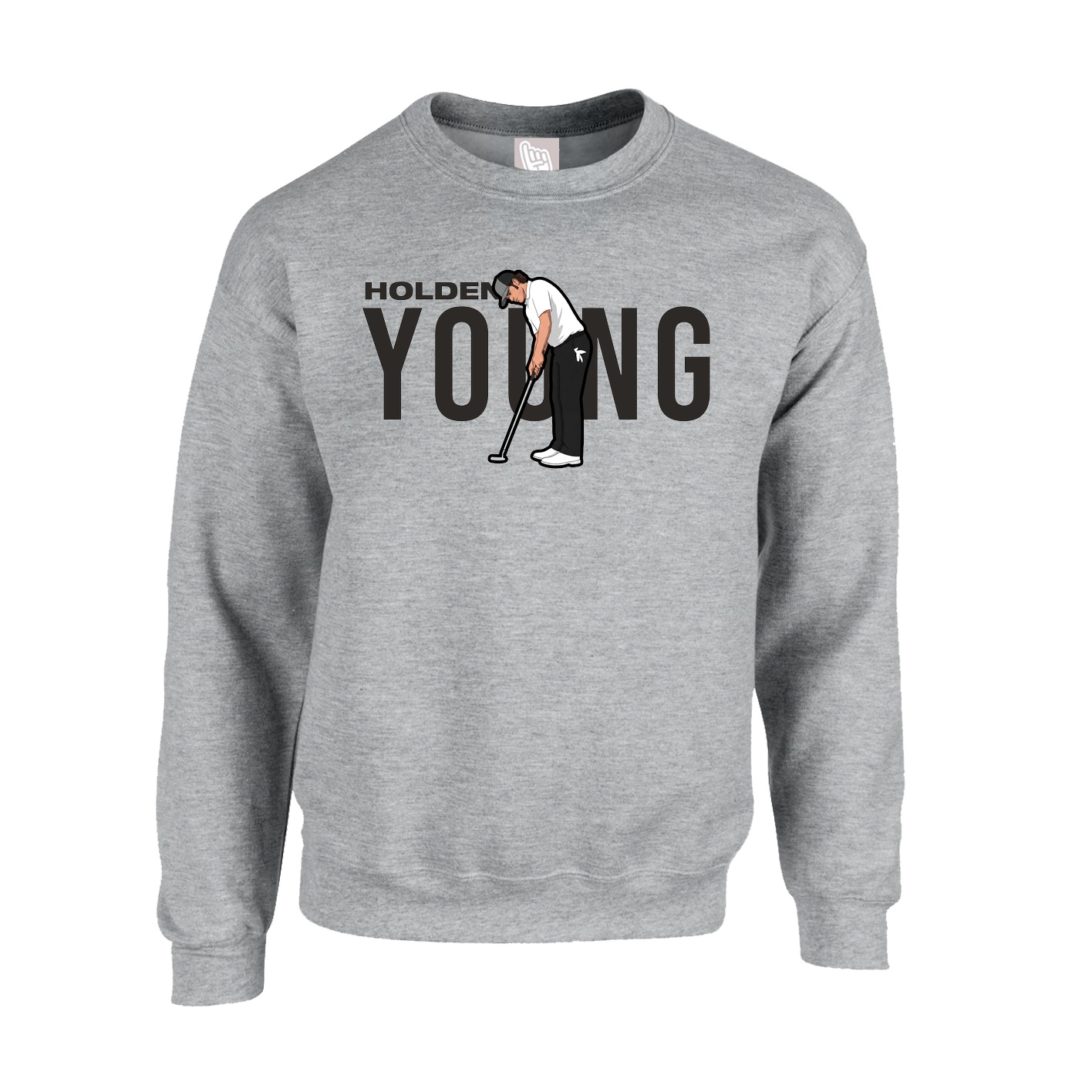 Fleece Crew — Player Name in Grey